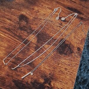 Time&Tru Bundle of 3 Gold Necklaces